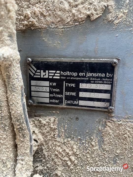 Filtr powietrza Holtrop en Jansma bv ETD 500 Parzymiechy