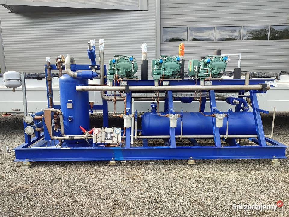 Zespół sprężarkowy Zestaw sprężarek śrubowych sprzedam