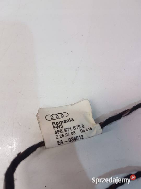 WIĄZKA SCHOWKA AUDI A6 C6 LIFT 4F0971679B śląskie Przystajń