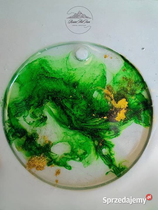 Naszyjnik Alchemia Lasu żywica epoksydowa Rzeszów