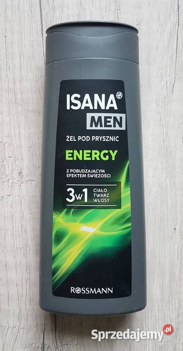 Isana Men żel pod prysznic 3w1 energy świeża Dla mężczyzn małopolskie Chrzanów