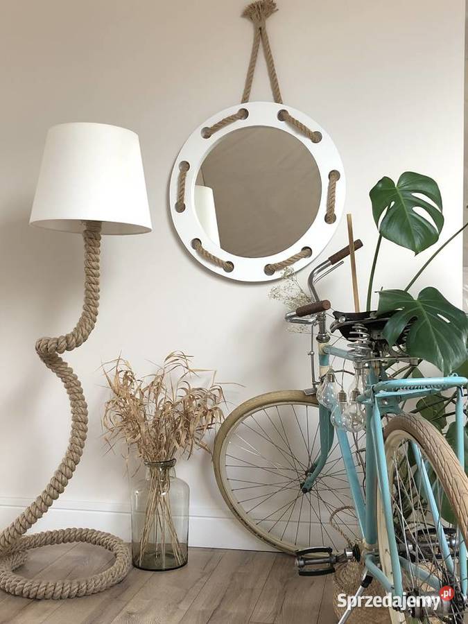 Designerska lampa podłogowa ze sznura LOFT Brzuśnik sprzedam