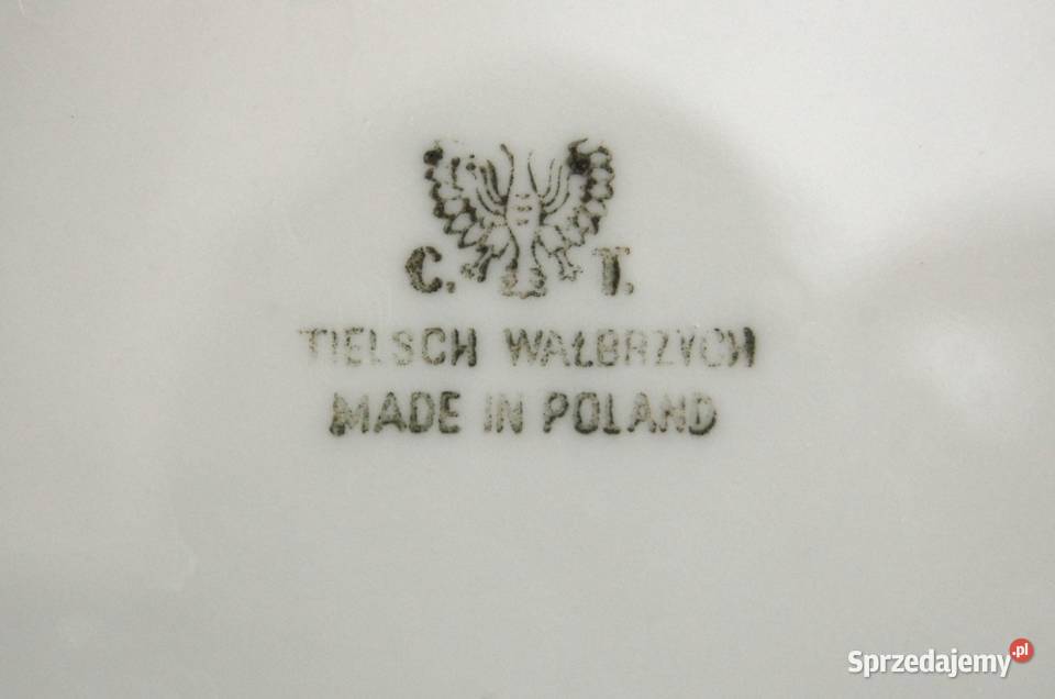 Porcelanowa waza na zupę Tielsch Wałbrzych biała Lublin