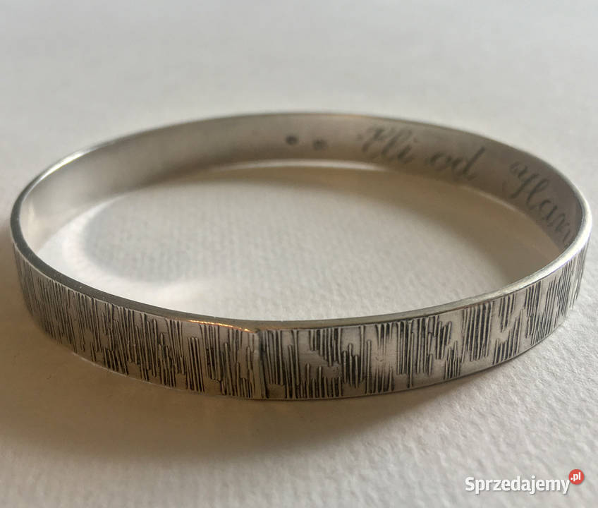 Srebrna bransoletka Rytosztuka 800 VINTAGE Łódź