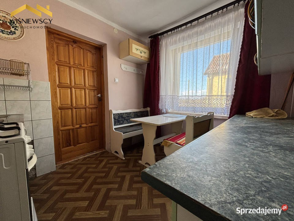 Mieszkanie 3 pokoje 52 m2 z dużą działką kamienica Tolkmicko