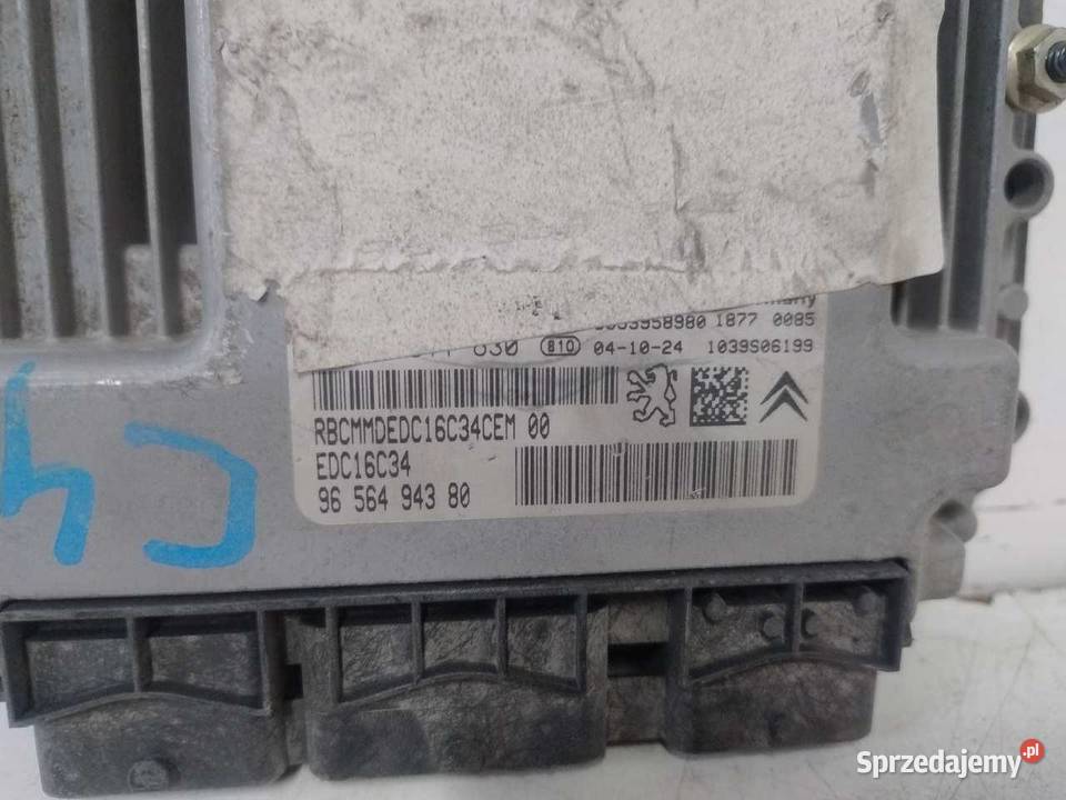 KOMPUTER SILNIKA CITROEN C4 16 HDI 9656494380 osobowe sprzedam