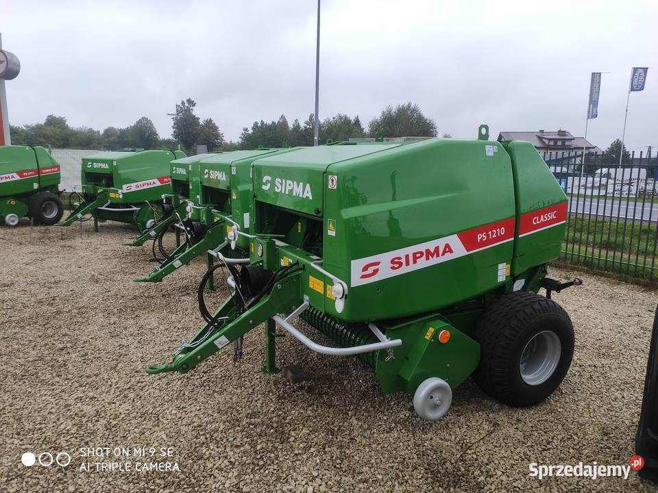 Prasa rolująca Sipma 1221 1211 FARMA PLUS 1225 Rolujące (belujące) Kozenin