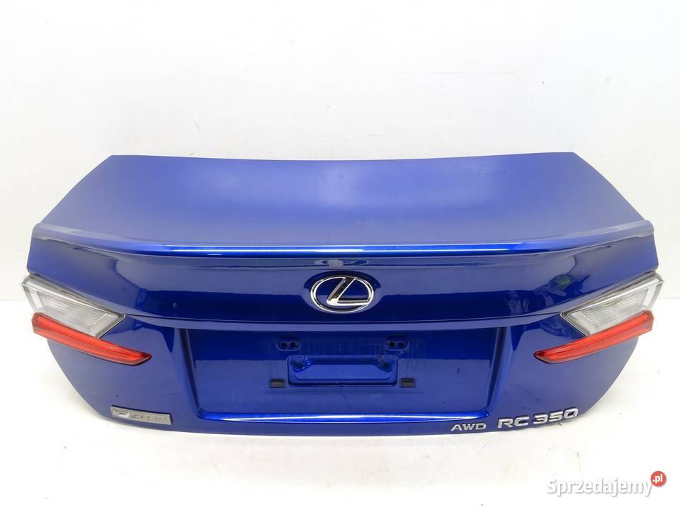TYLNA KLAPA LEXUS RC SportowyCoupe TYLNA podkarpackie