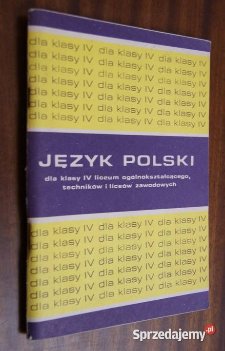Danuta Buttler Język polski IV klasy LO sprzedam