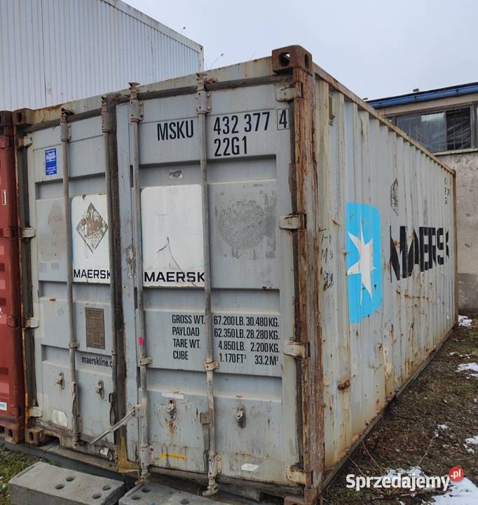 Kontener magazynowy 6m 20DV Maersk Kraków