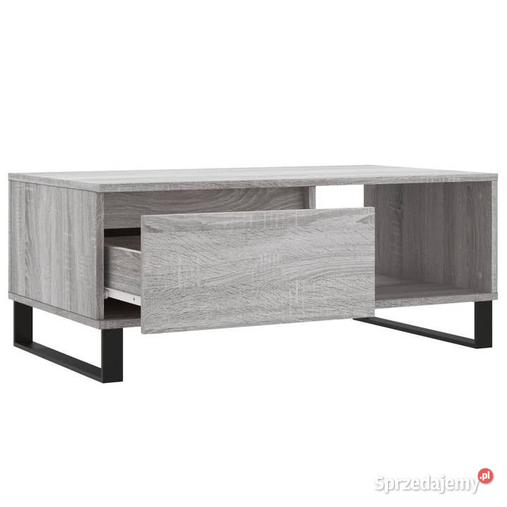 Stolik kawowy szary dąb sonoma 90x50x365 Stoły