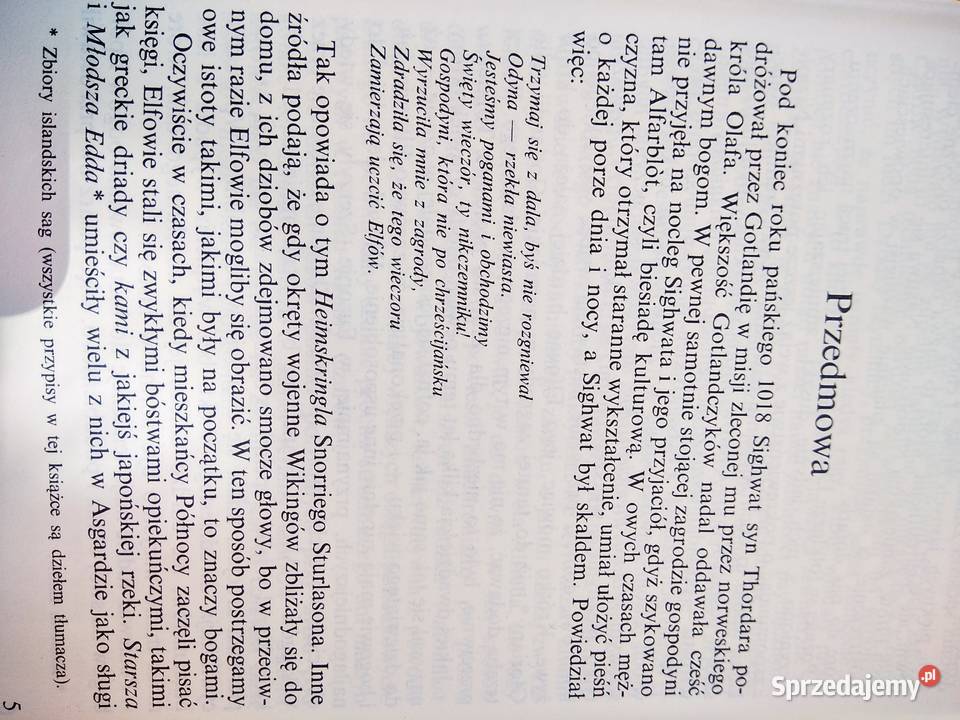 Zaklęty miecz Anderson fantasy antykwariat mazowieckie Warszawa