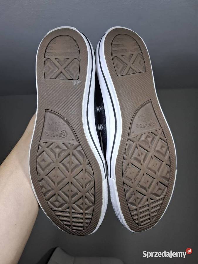 Converse 42 All Star skórzane trampki czarne Kraków