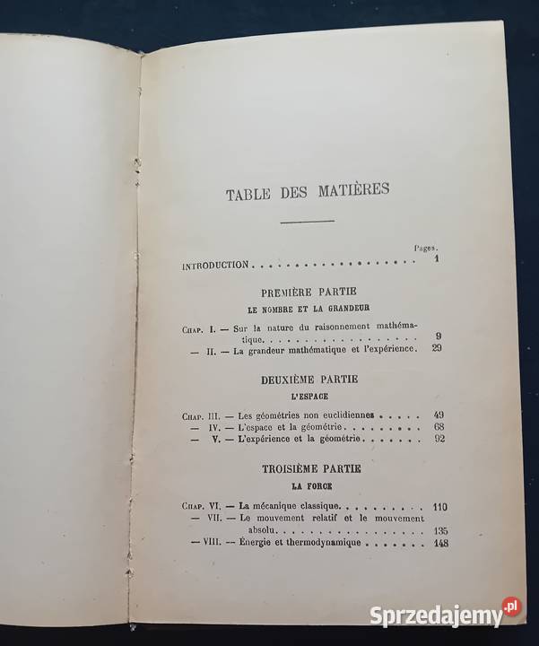 H Poincare La Science et lHypothese E Flammarion