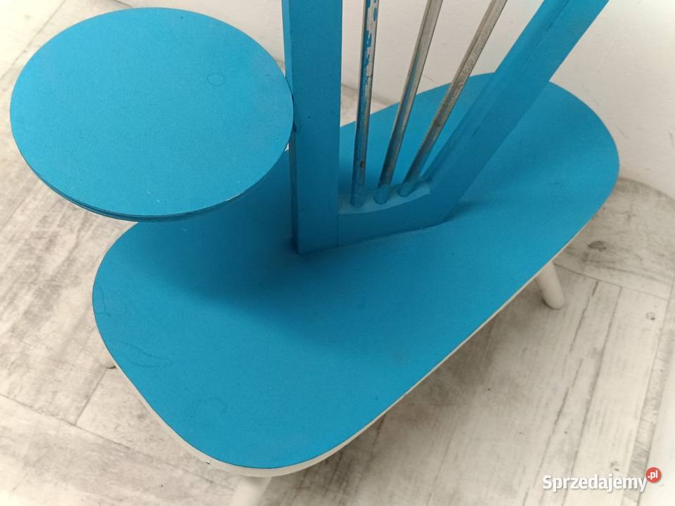 kwietnik drewniany kwietnik art deco rocka bily Radomsko sprzedam