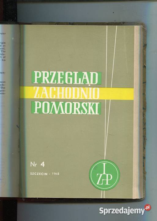 Przegląd Zachodniopomorski 1968 14 Komplet Rok wydania 1968 Szczecin