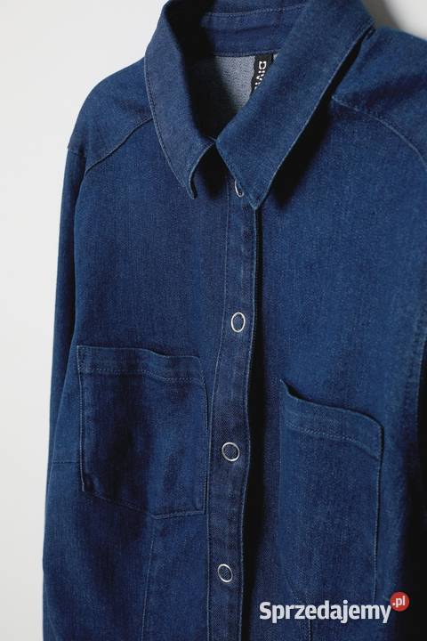 dżinsowa sukienka HM xxs 32 jeansowa jeans niebieski Spódnice i sukienki