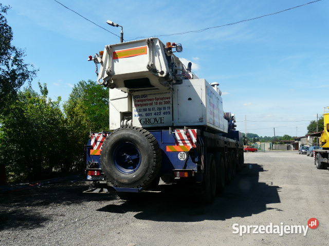 Dźwig Żuraw KRUPP KMK 6200 200t na części śląskie Dąbrowa Górnicza