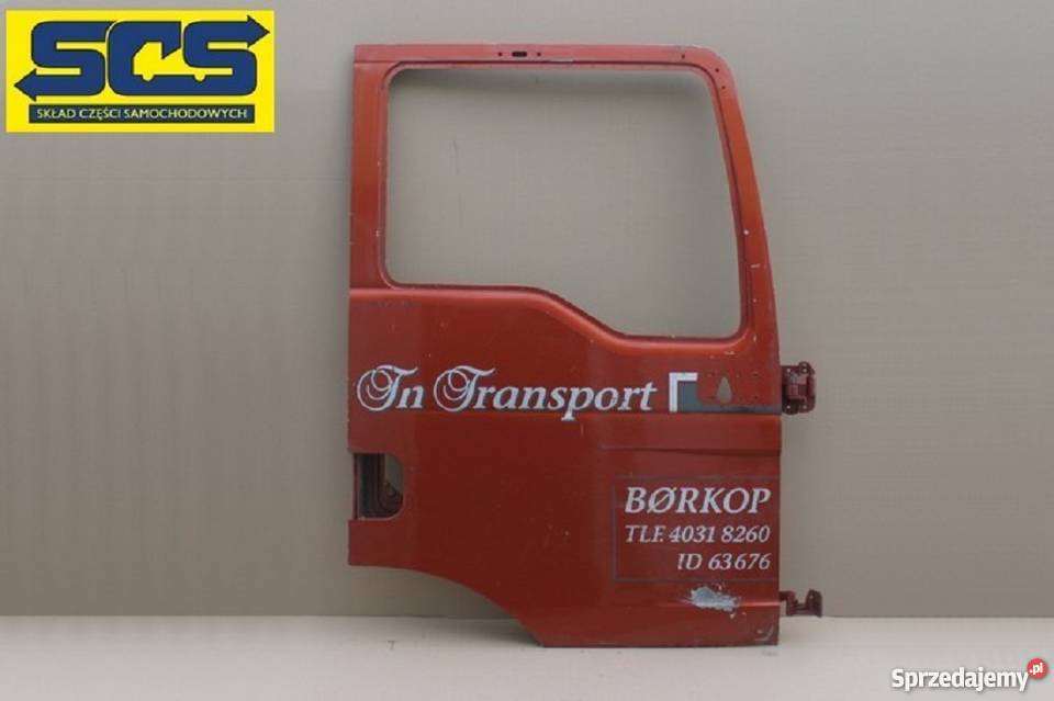 MAN TGS TGL TGA DRZWI PRAWE ZAWIASY NOWY TYP Karoseria Bieleń