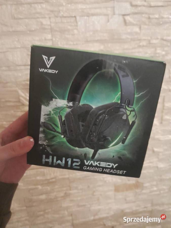 Słuchawki gamingowe HW12 Tuchów sprzedam