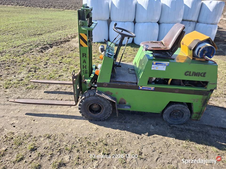 Wózek widłowy widlak RAK 16 gaz