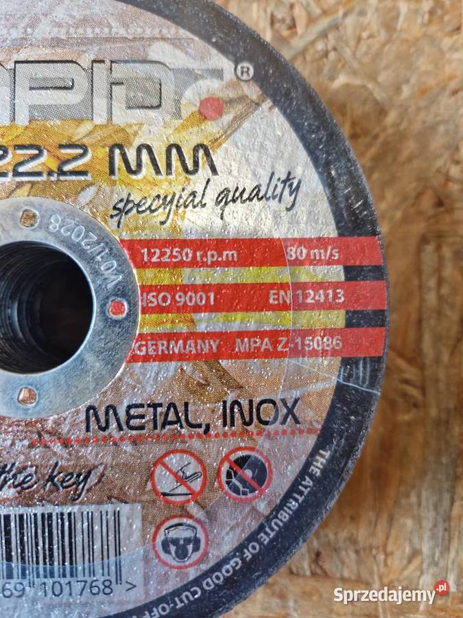 TARCZA TARCZE DO CIĘCIA METALU INOX 125x10 MOCNE wielkopolskie Głogowa