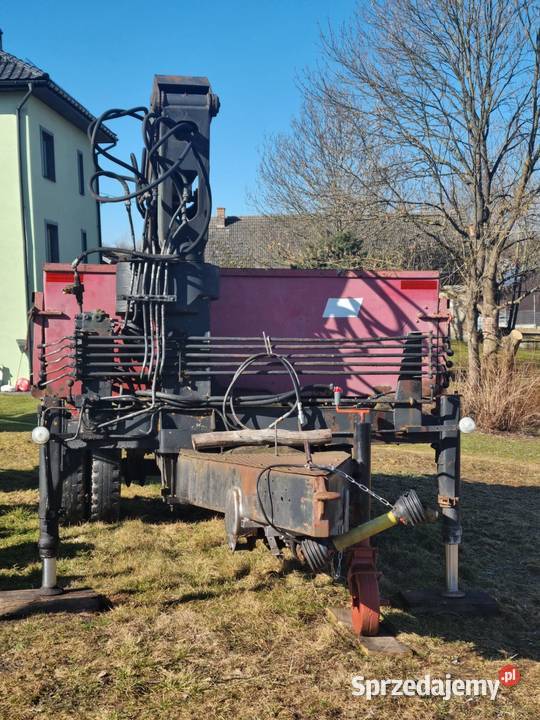 Przyczepa kiper 3 strony z HDS masyw