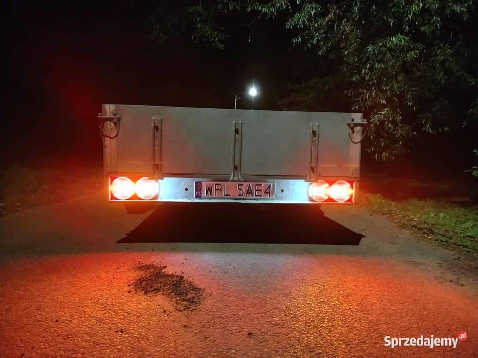 Przyczepa Dwuosiowa ANSSEMS MSX DMC 1500 na KAT mazowieckie Szeligi