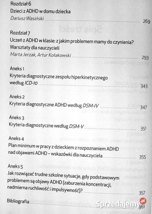 ADHD w szkole Marta Jerzak Artur Kołakowski