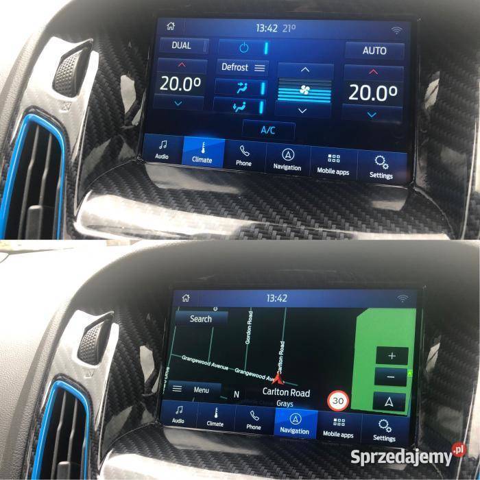 Ford Sync 34 Mapy 20202021 F9 Polskie menu Kłodawa