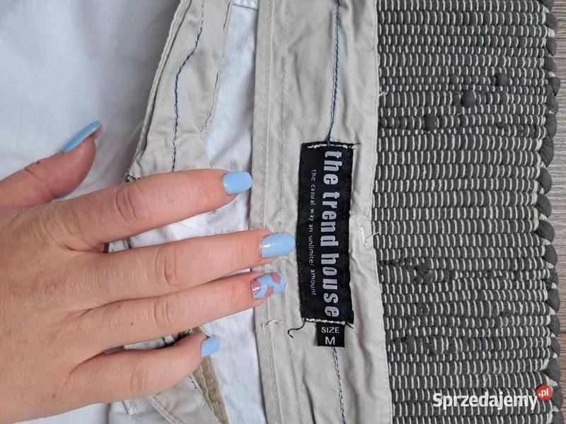 Białe szorty The Trend House stylowe i wygodne S Spodnie pomorskie sprzedam