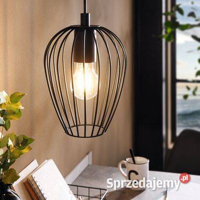 EGLO NEWTOWN Lampa wisząca E27 czarna 110