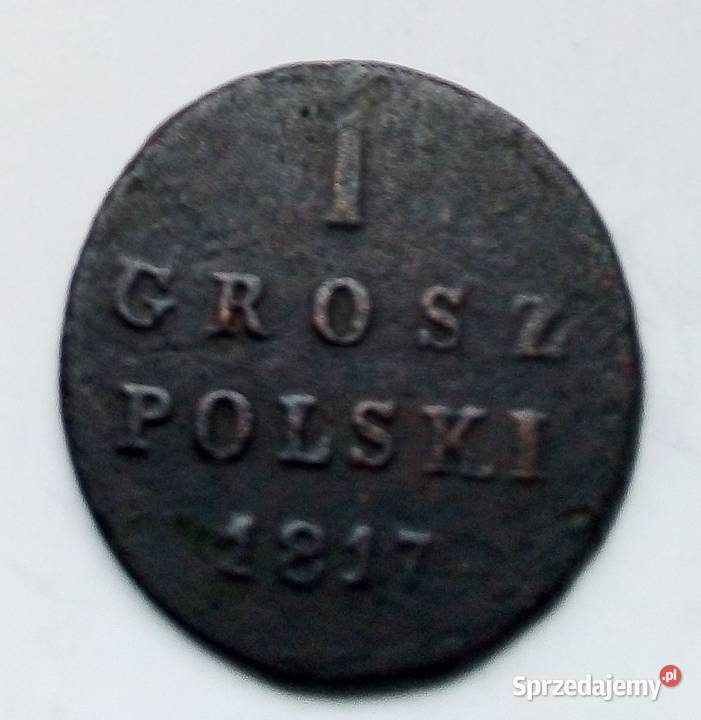 POLSKA1 GROSZ POLSKI1817 rZABÓR ROSYJSKI