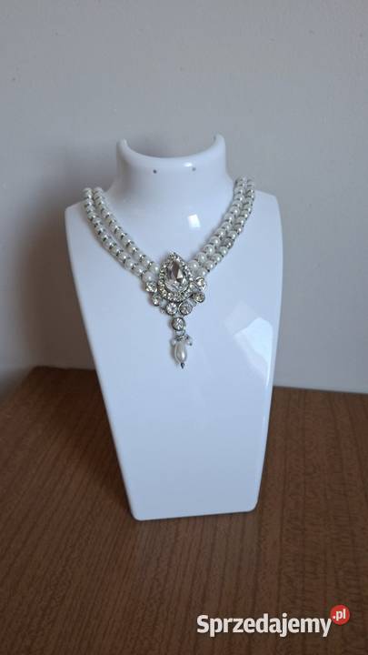 Klasyczny delikatny naszyjnik na specjalną lubelskie