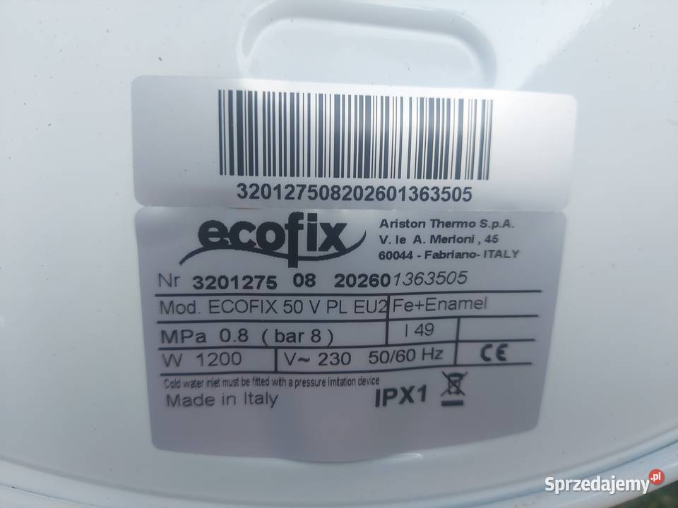 Bojler elektryczny 49L Poraj