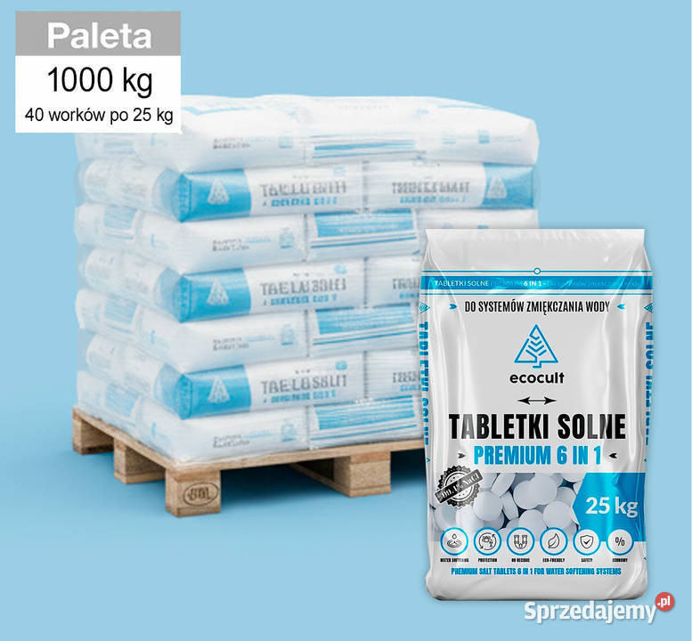 Tabletki solne paleta 1000 Ecocult Premium 6w1 Warszawa