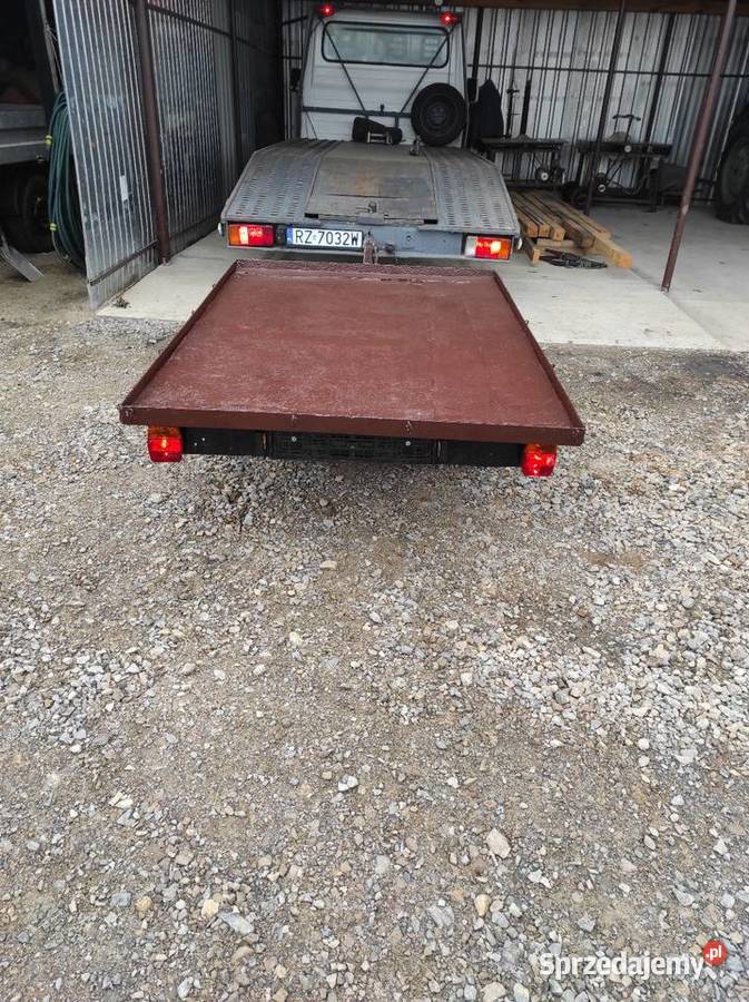 Platforma do przewozu motorów Wielkie Oczy