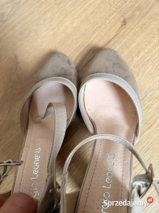 Buty półbuty ze skóry czółenka Zielona Góra