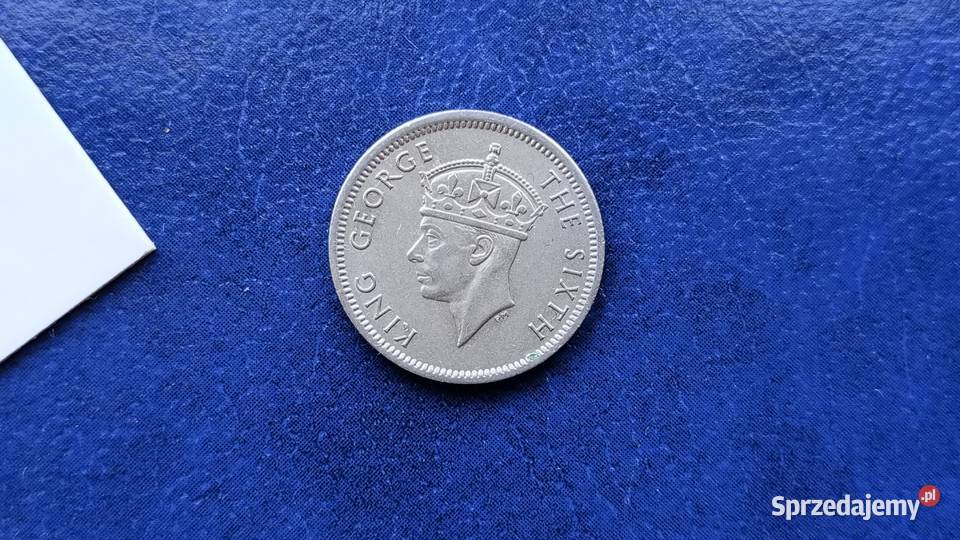 Stare monety 10 cent 1948 Malaje Lesko