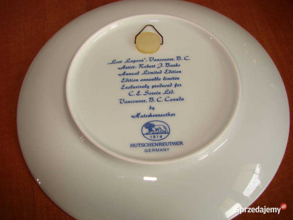 Vancouver talerz świąteczny 1978 Hutschenreuther Pruszcz Gdański sprzedam