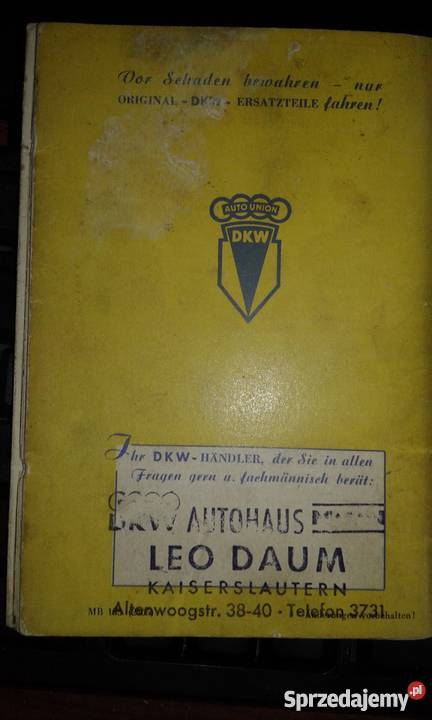 DKW RT 1252 pozostałe łódzkie Przanowice