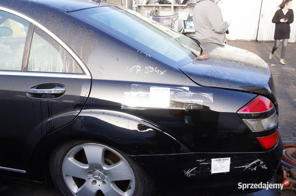 ĆWIARTKA BŁOTNIK LEWY TYŁ MERCEDES W 221 197 kujawsko-pomorskie Lipno sprzedam