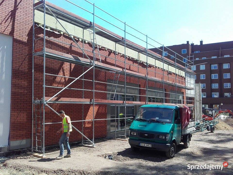 Rusztowania WYNAJEM MONTAŻ Elewacyjne Aluminiowe Wynajem maszyn i urządzeń łódzkie