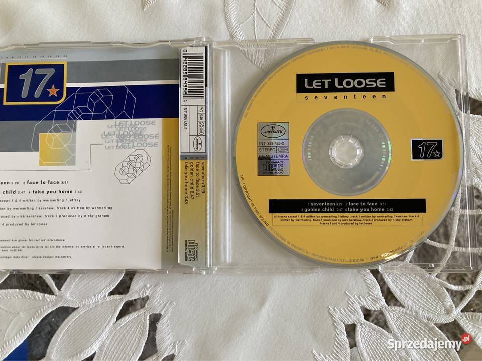 Płyta Cd Single Let Loose Seventeen Klasyka Lata 1 płyta Czerwionka-Leszczyny sprzedam