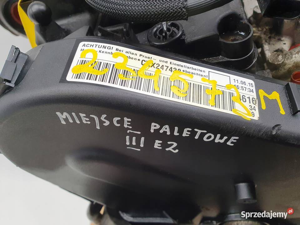 SILNIK CXX VW Golf VII Seat Leon III 16 TDI 110 Rudka