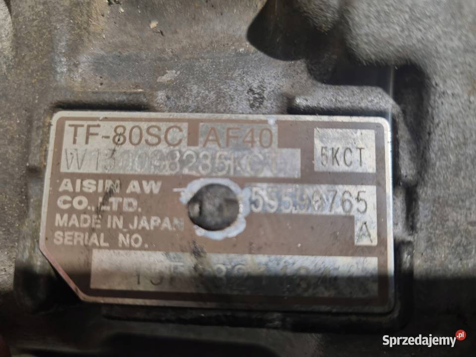 SKRZYNIA BIEGÓW Opel Zafira C 20 CDTI 170