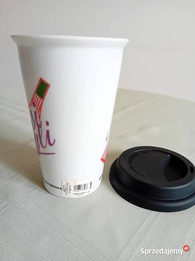 kolekcjonerski kubeczek z przykrywką nieużywany Warszawa