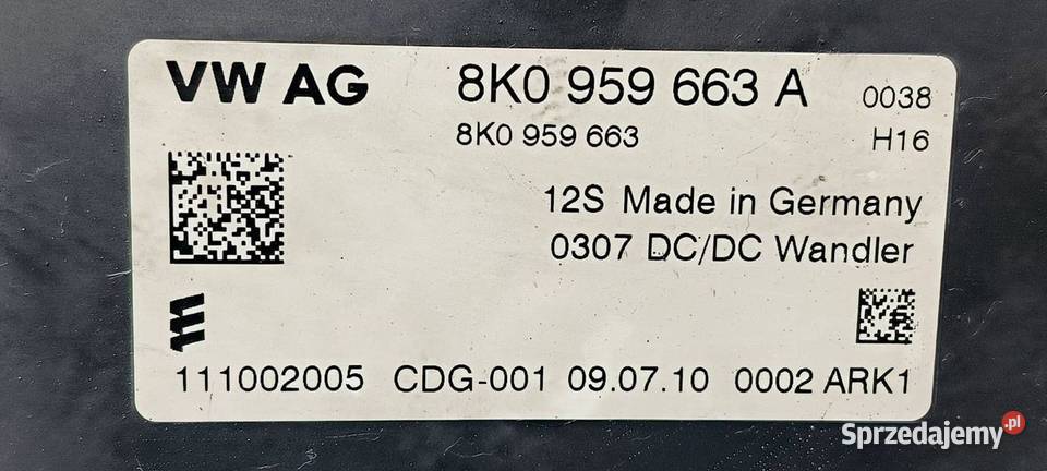 MODUŁ AUDI A8 D4 8K0959663A Lipno