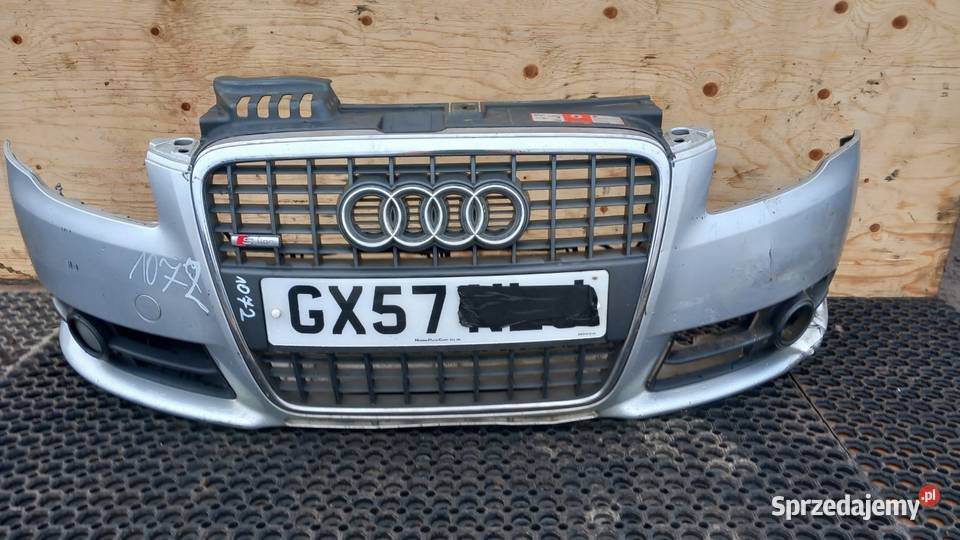 AUDI A4 B7 LIFT SLINE SEDAN ZDERZAK PRZÓD LY7W wielkopolskie Zbierkowo