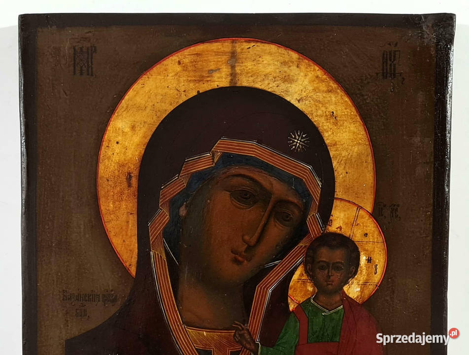 Ikona Matka Boża Kazańska XIX wiek 0329